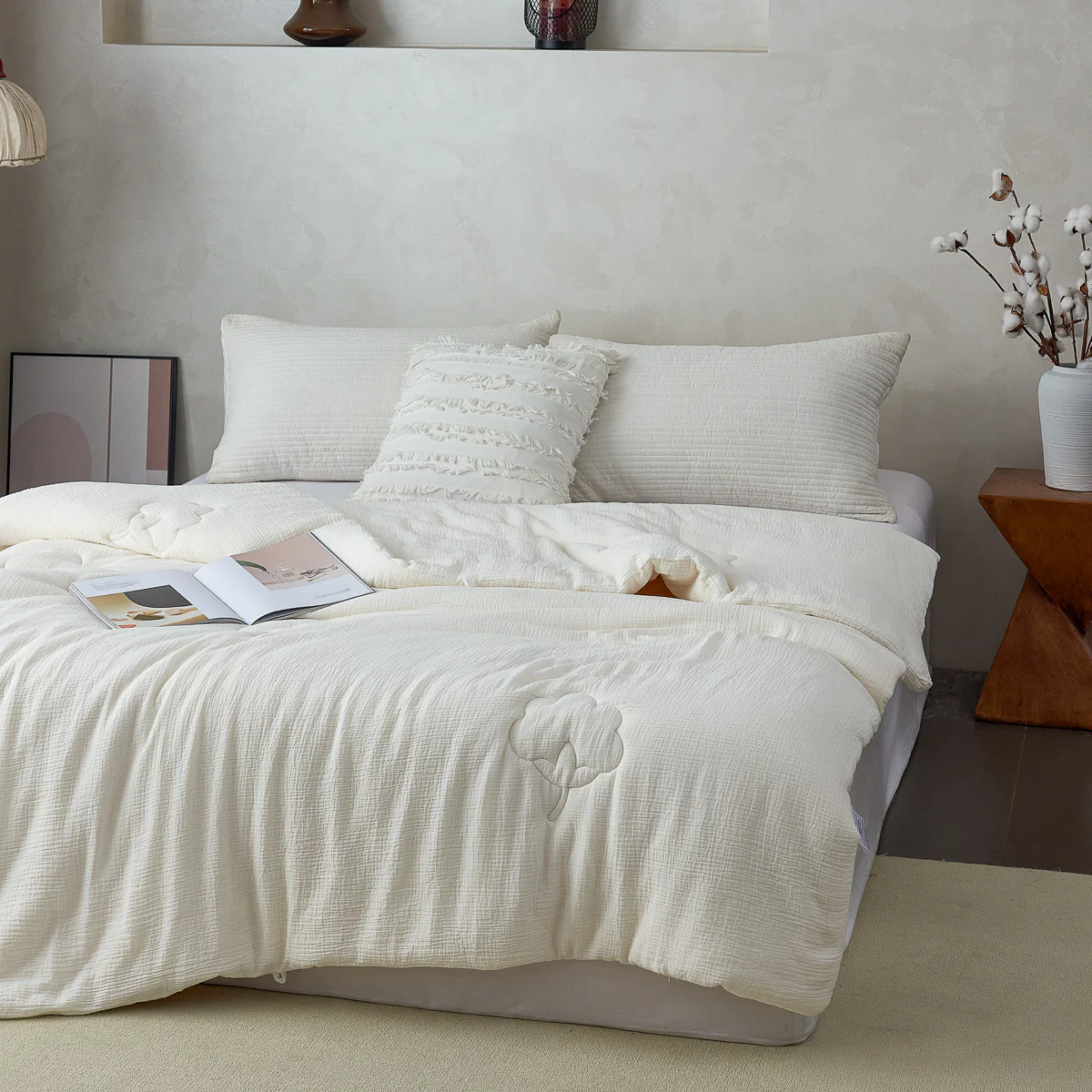 100% Cotton All Season Duvet Insert - Image 4