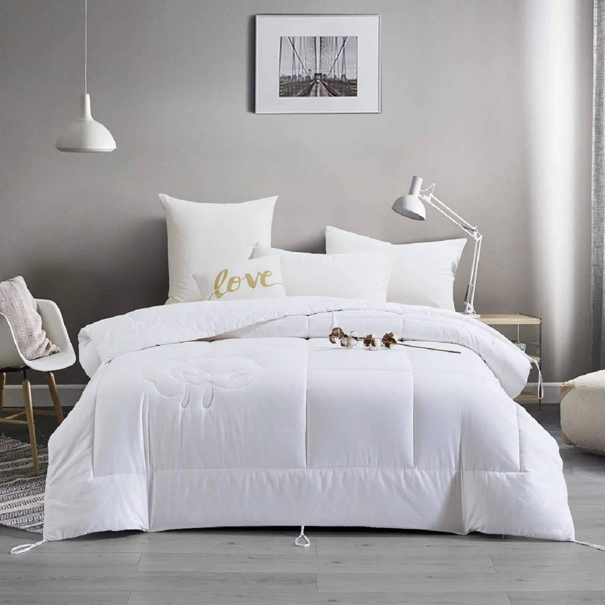 100% Cotton Filled Warm Duvet Insert - Image 6