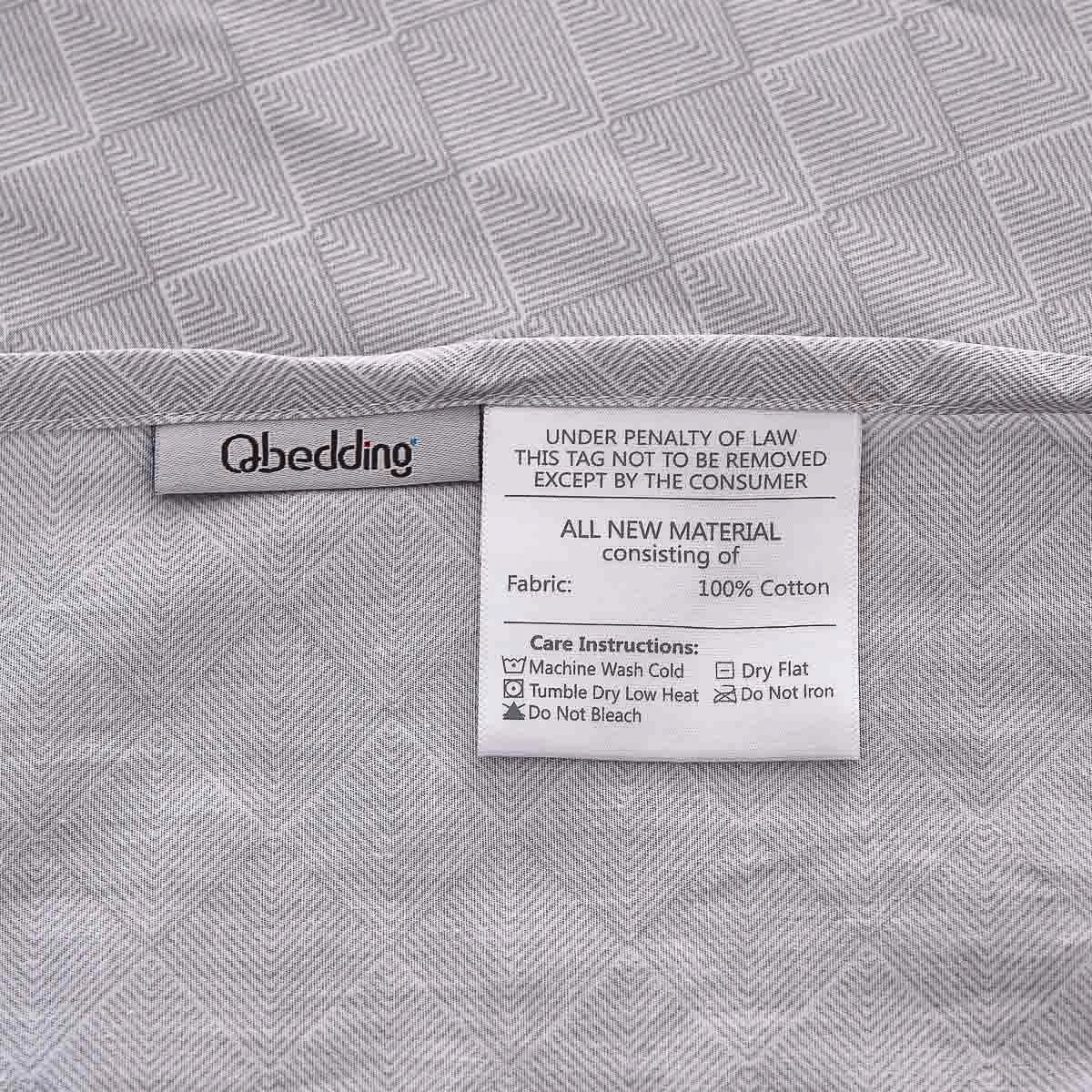 Alpha-Glacier Gray Cotton Flat Sheet - Image 7