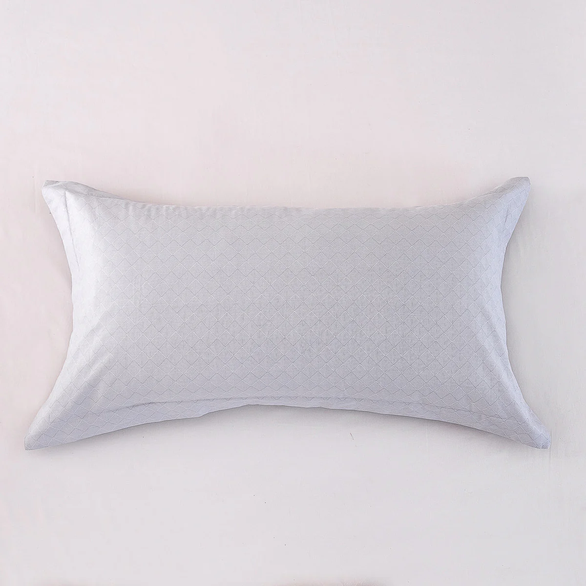 Alpha-Glacier Gray Cotton Pillow Sham - Image 6