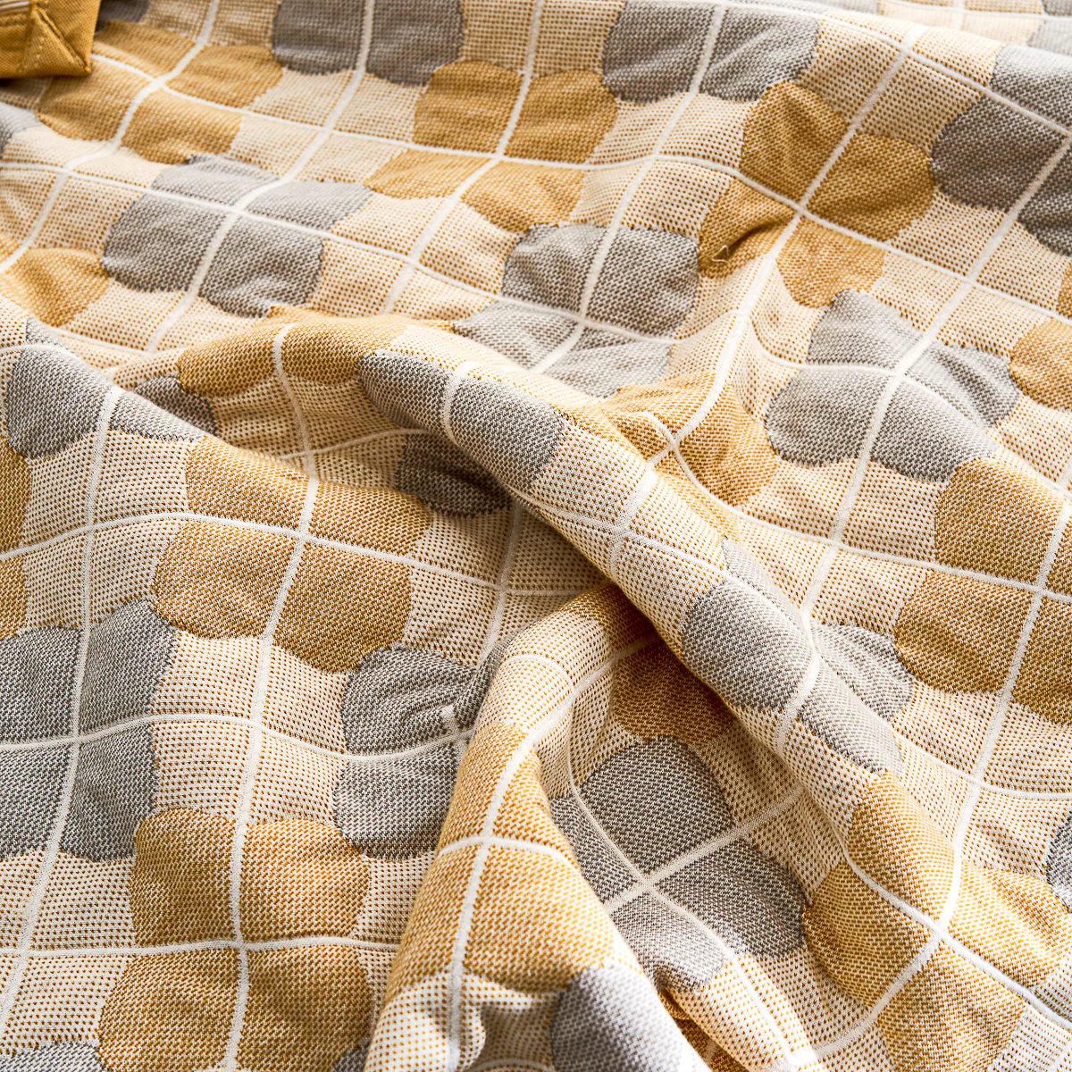 Asher Cotton Knitted Summer Blanket - Image 9
