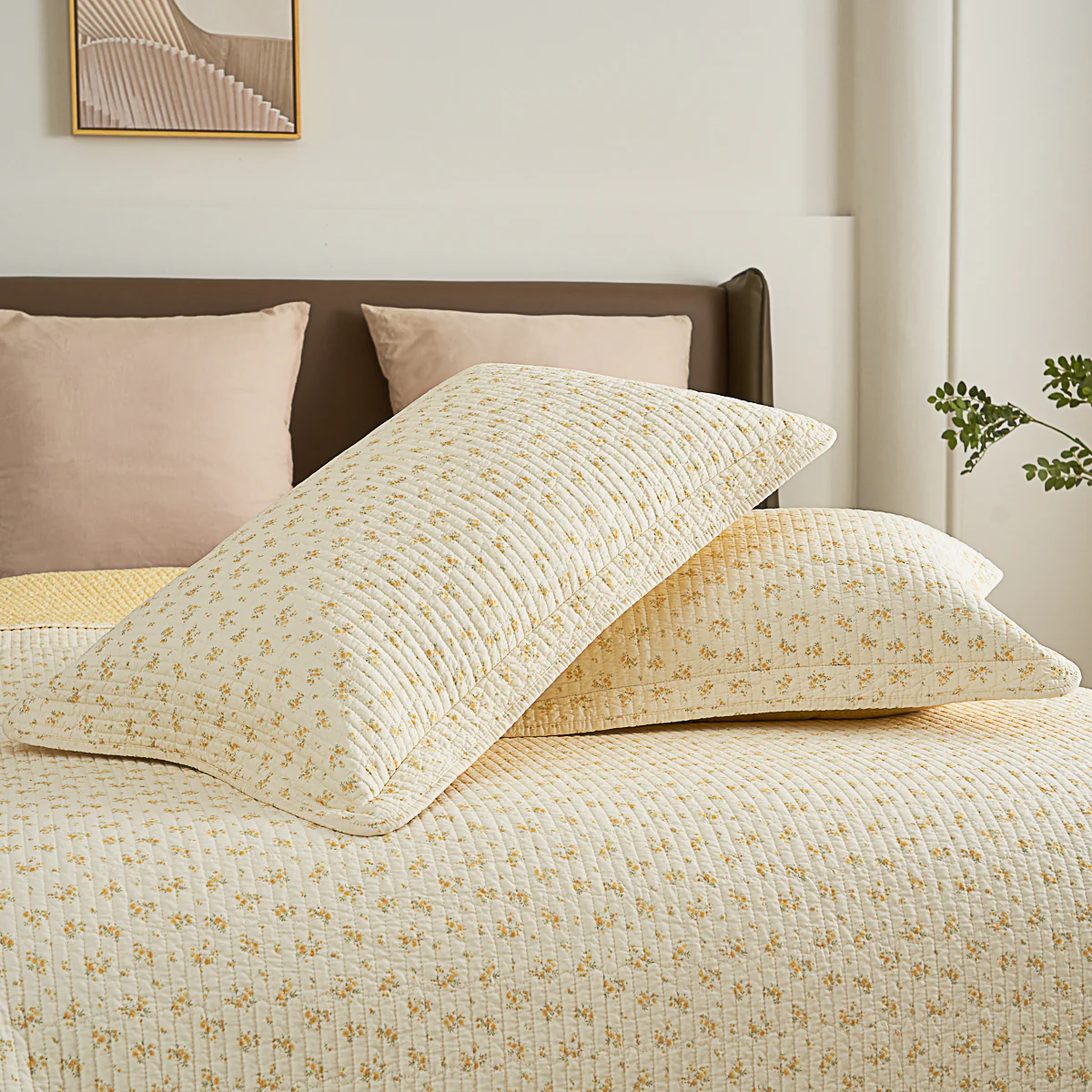 Belle Floral Cotton Quilt Set - Image 6