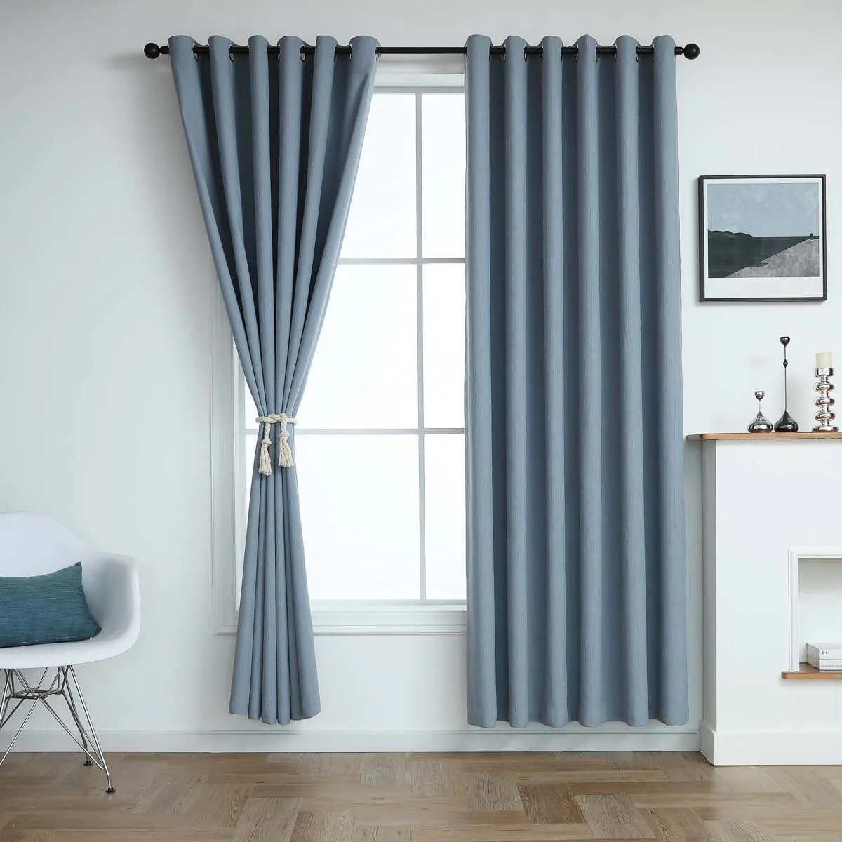 Bethka Solid Color Curtain - Image 3
