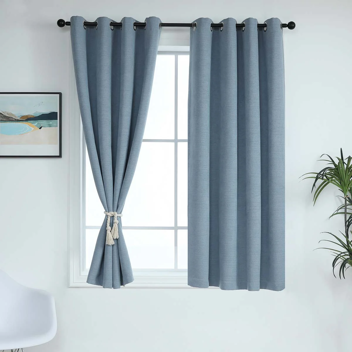 Bethka Solid Color Curtain - Image 5