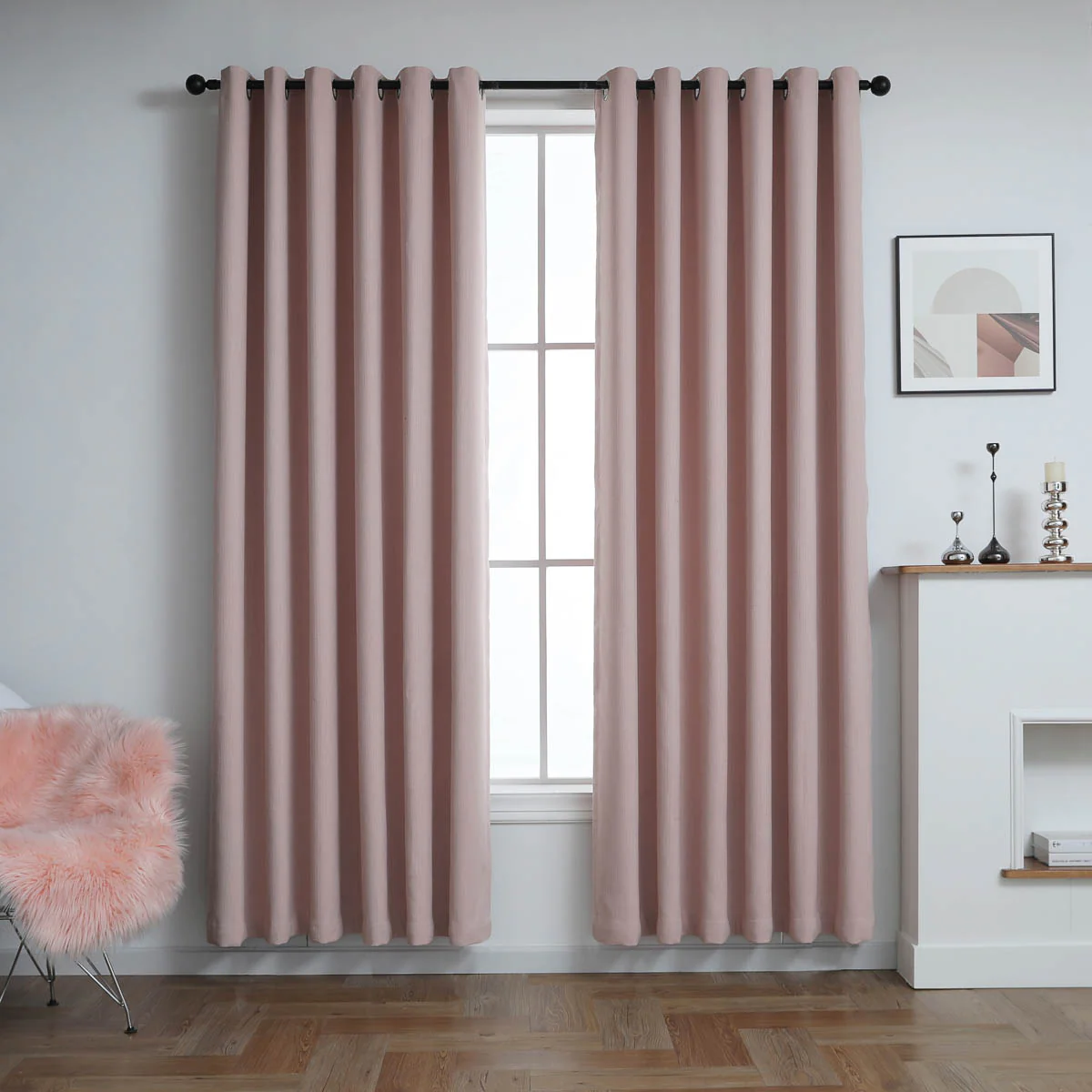 Bethka Solid Color Curtain - Image 9