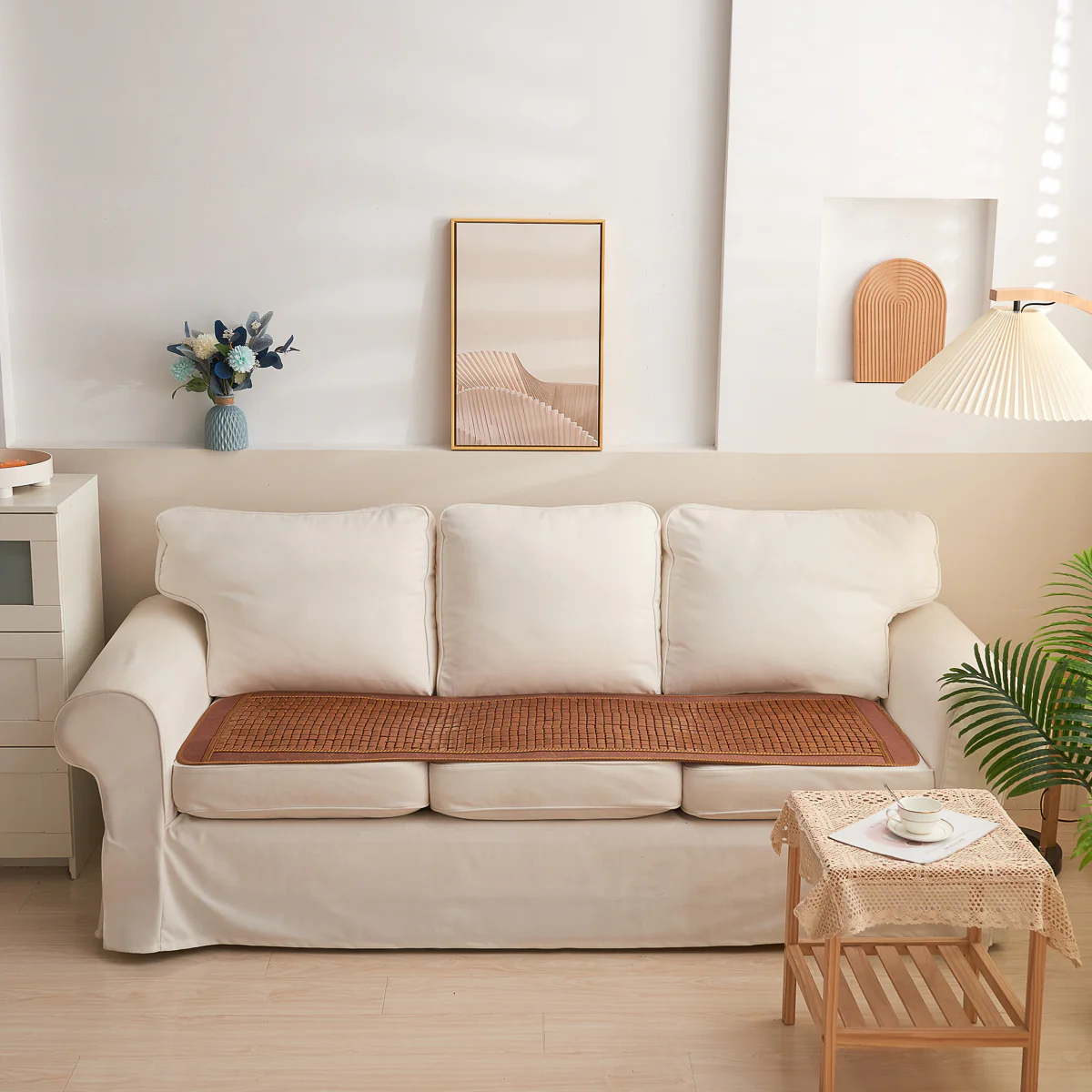 Carbonized Bamboo Sofa Mat - Image 10