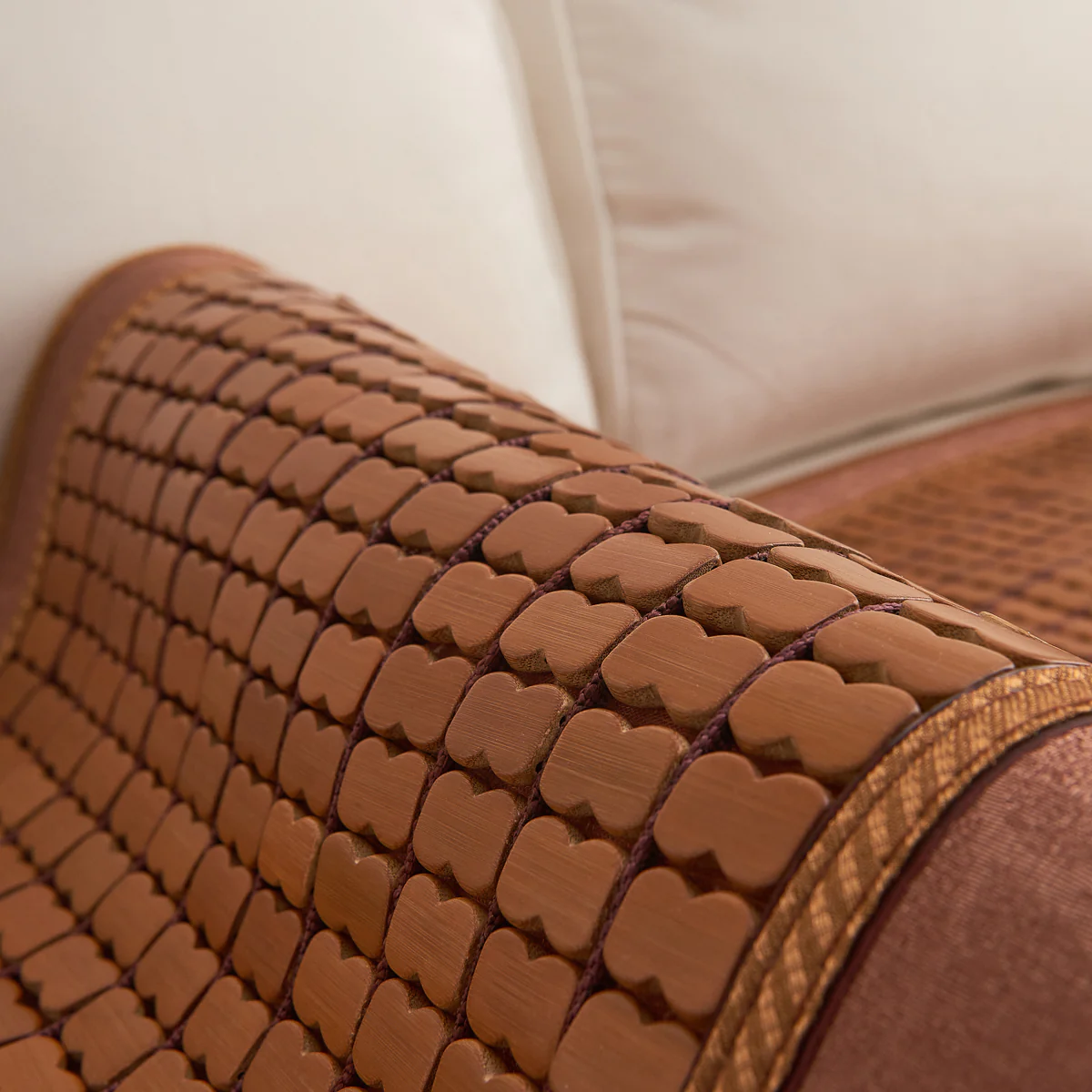 Carbonized Bamboo Sofa Mat - Image 11