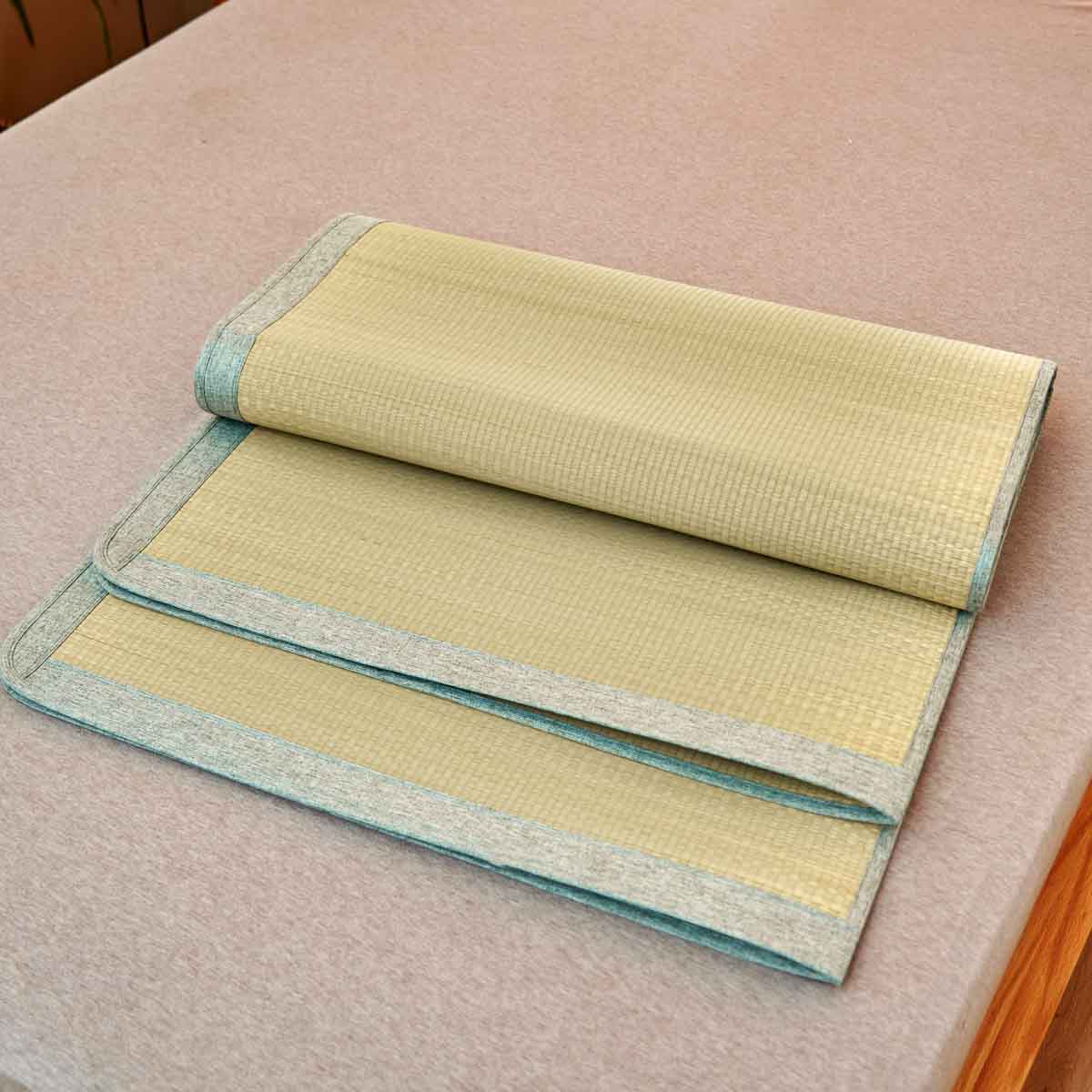 Cool Breeze Rush Grass Summer Mattress Topper Set - Image 11