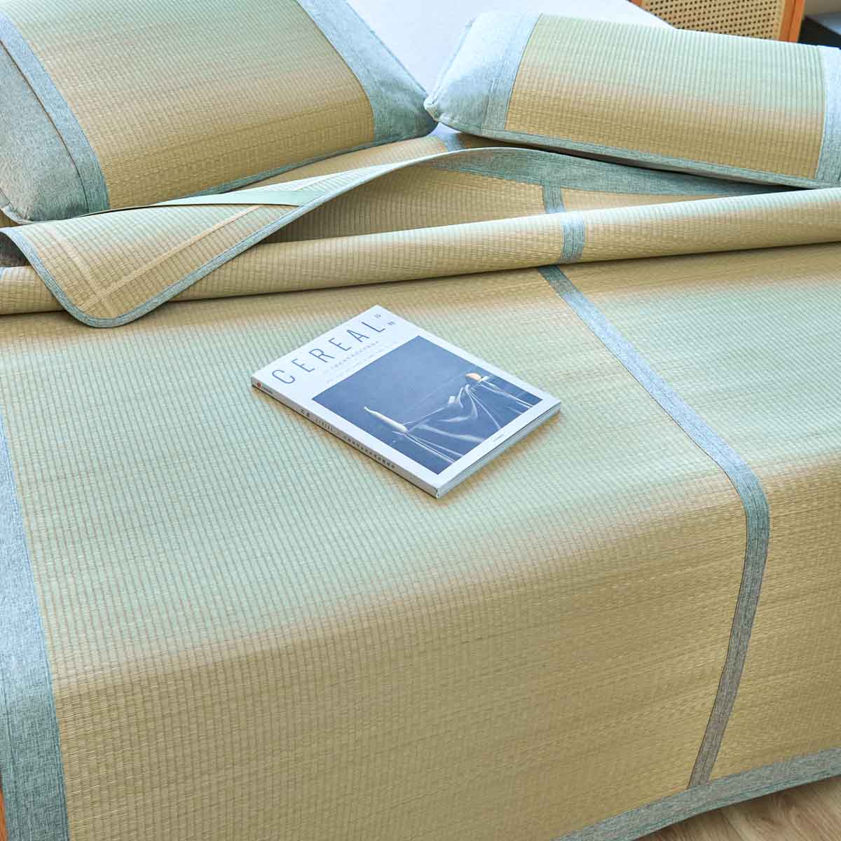 Cool Breeze Rush Grass Summer Mattress Topper Set - Image 8