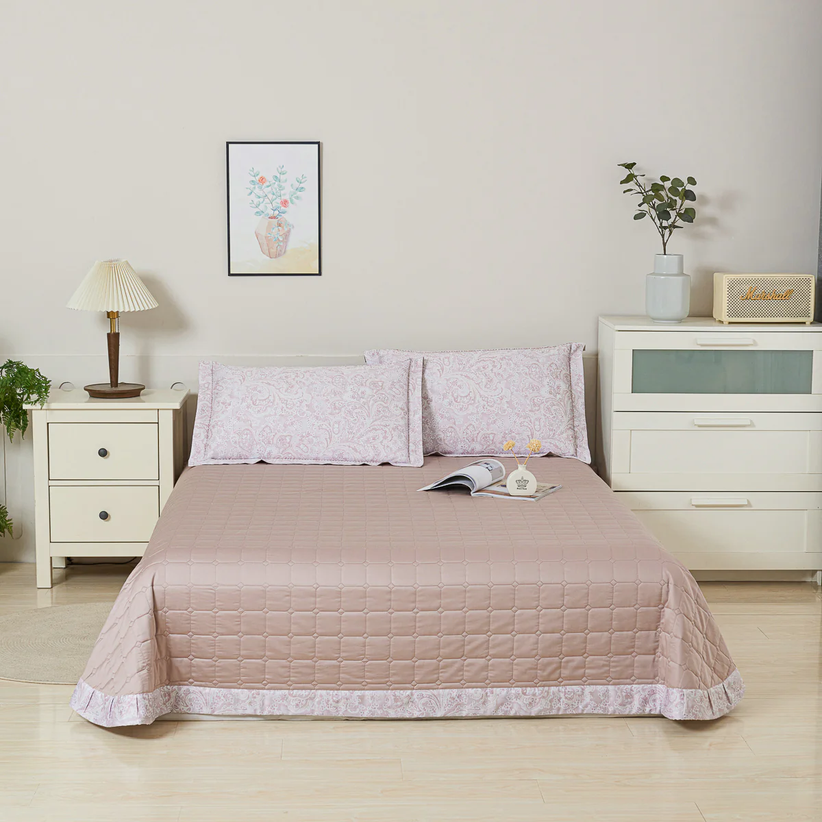 Cyra Pattern Premium Cotton Bedspread Set - Image 10