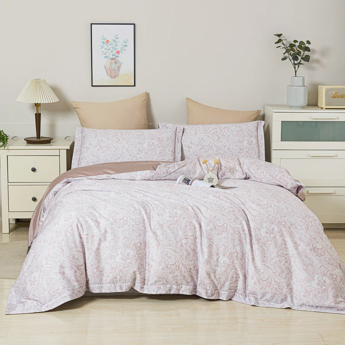 Cyra Pattern Premium Cotton Bedspread Set - Image 3