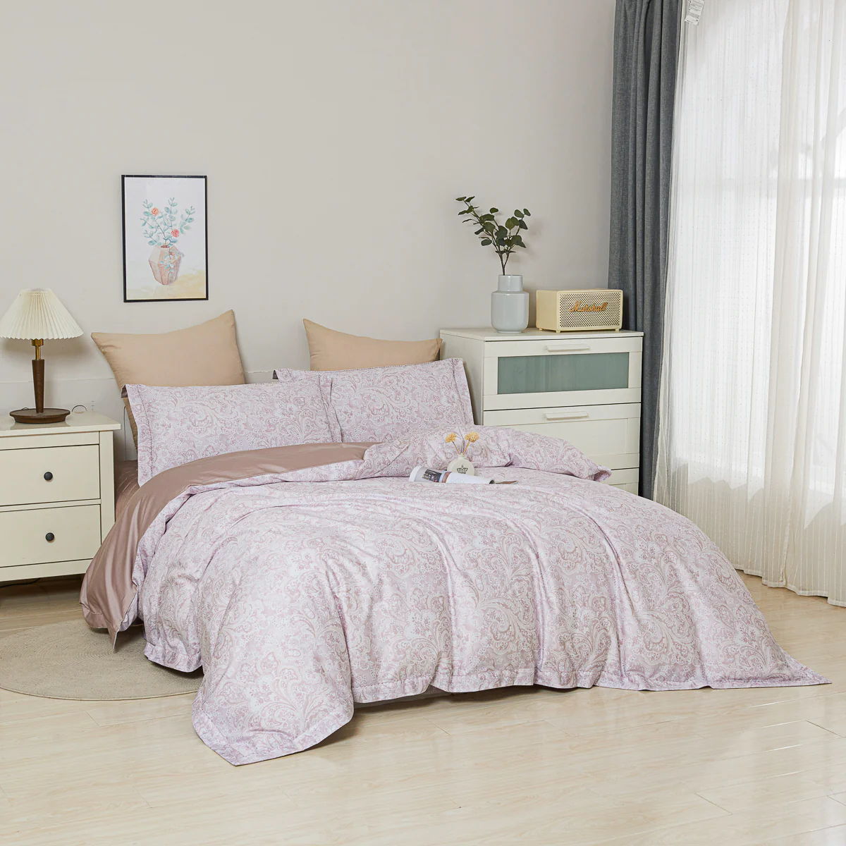 Cyra Pattern Premium Cotton Bedspread Set - Image 6