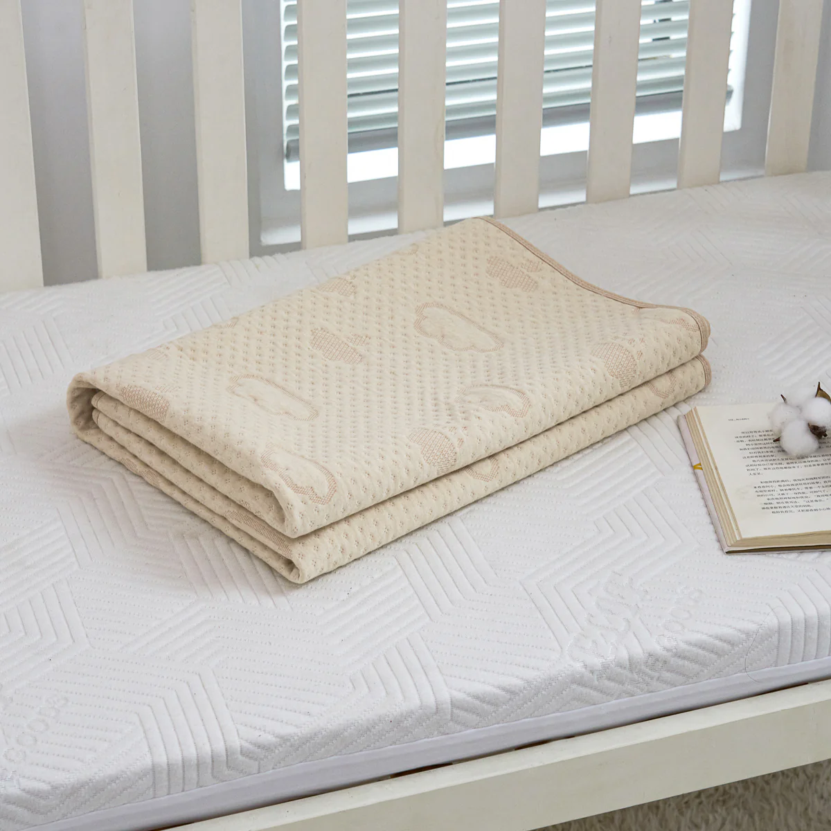 Dream Cloud Cotton Baby Sheet Protector - Image 5