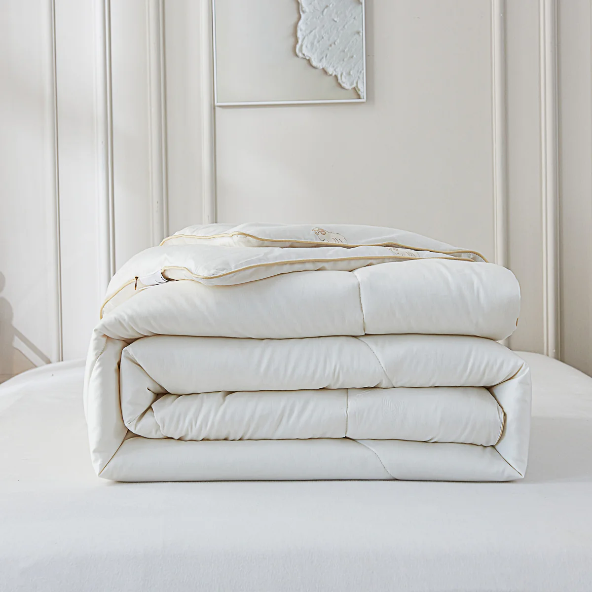 Fine Sheep Wool All Season Duvet Insert - Image 4