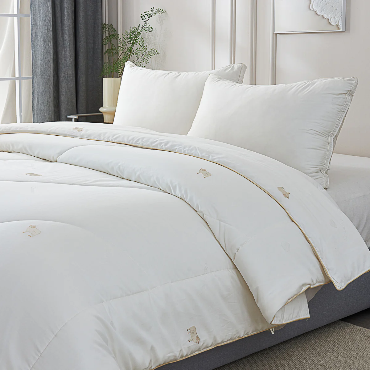 Fine Sheep Wool All Season Duvet Insert - Image 7