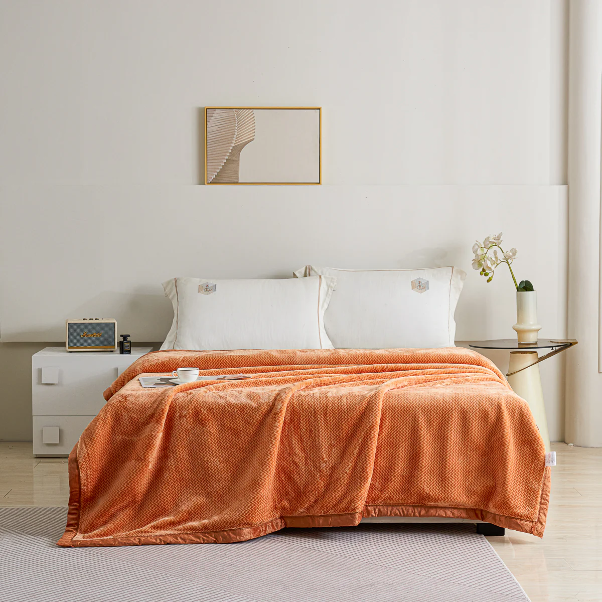 Flatte Pattern Raschel Velvet Winter Blanket - Image 3