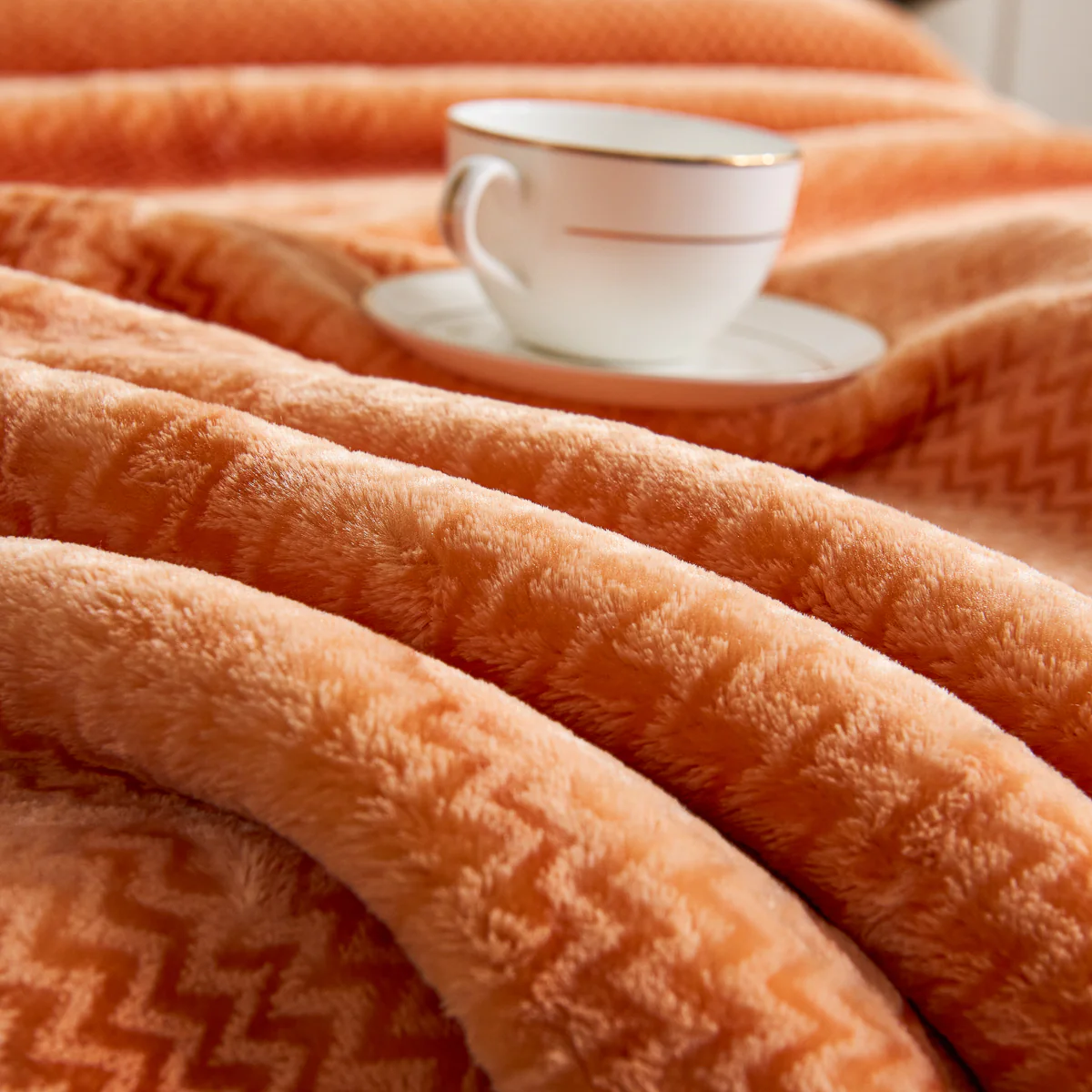 Flatte Pattern Raschel Velvet Winter Blanket - Image 7