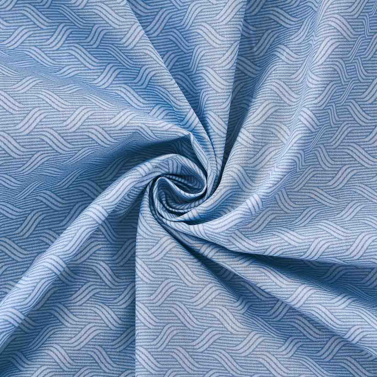 Gamma-Bluish Blue Cotton Fitted Sheet - Image 9