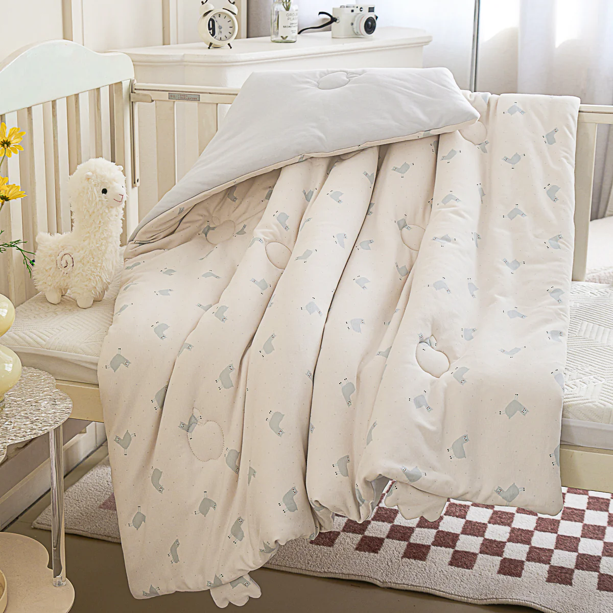 Happy Alpaca Cotton Knitted All Season Comforter - Image 6