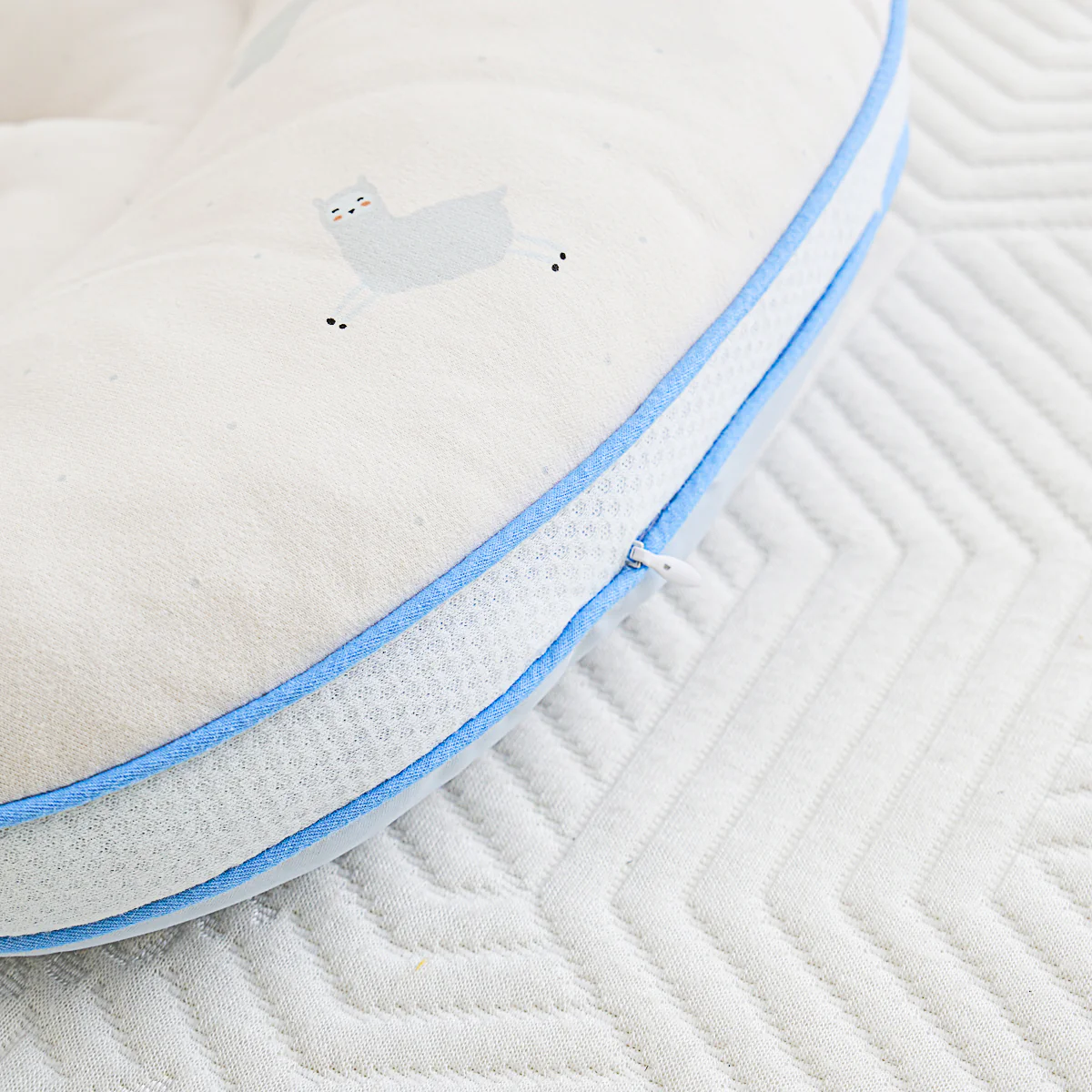 Happy Alpaca Knitted Shaped Pillow - Image 6