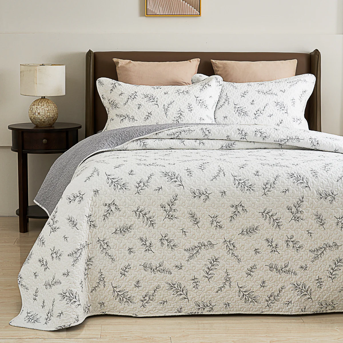 Joanny Floral Cotton Quilt Set - Image 3