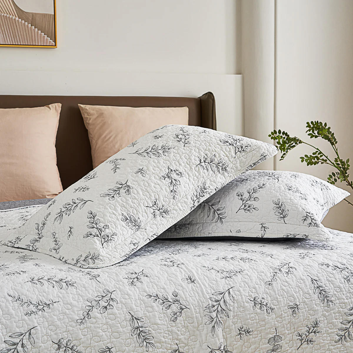 Joanny Floral Cotton Quilt Set - Image 6