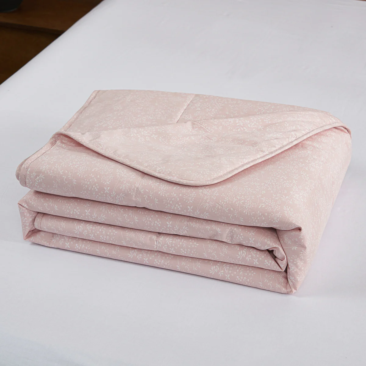 Kai Jade Pink Cotton Light Comforter - Image 11