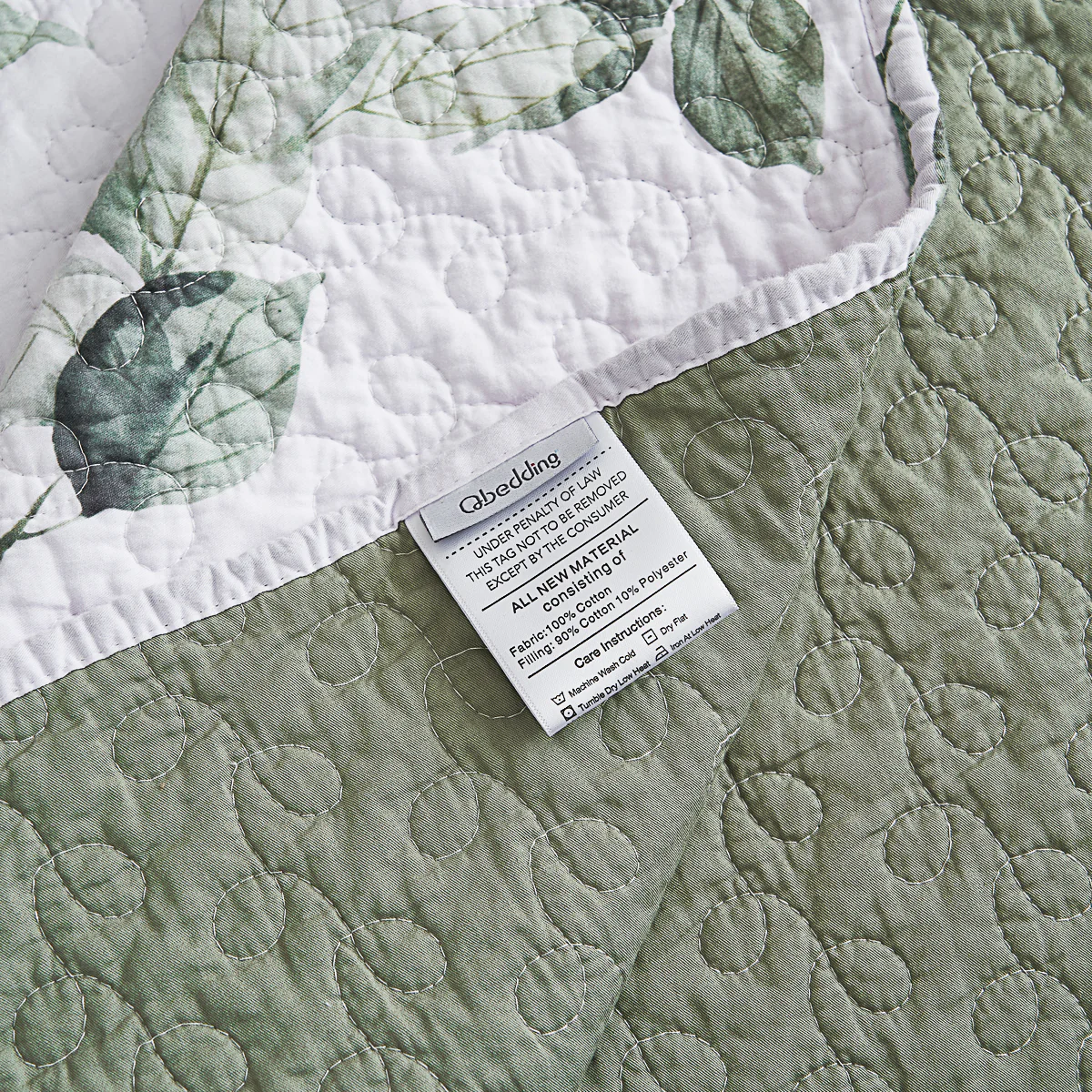 Kaman Floral Cotton Quilt Set - Image 11