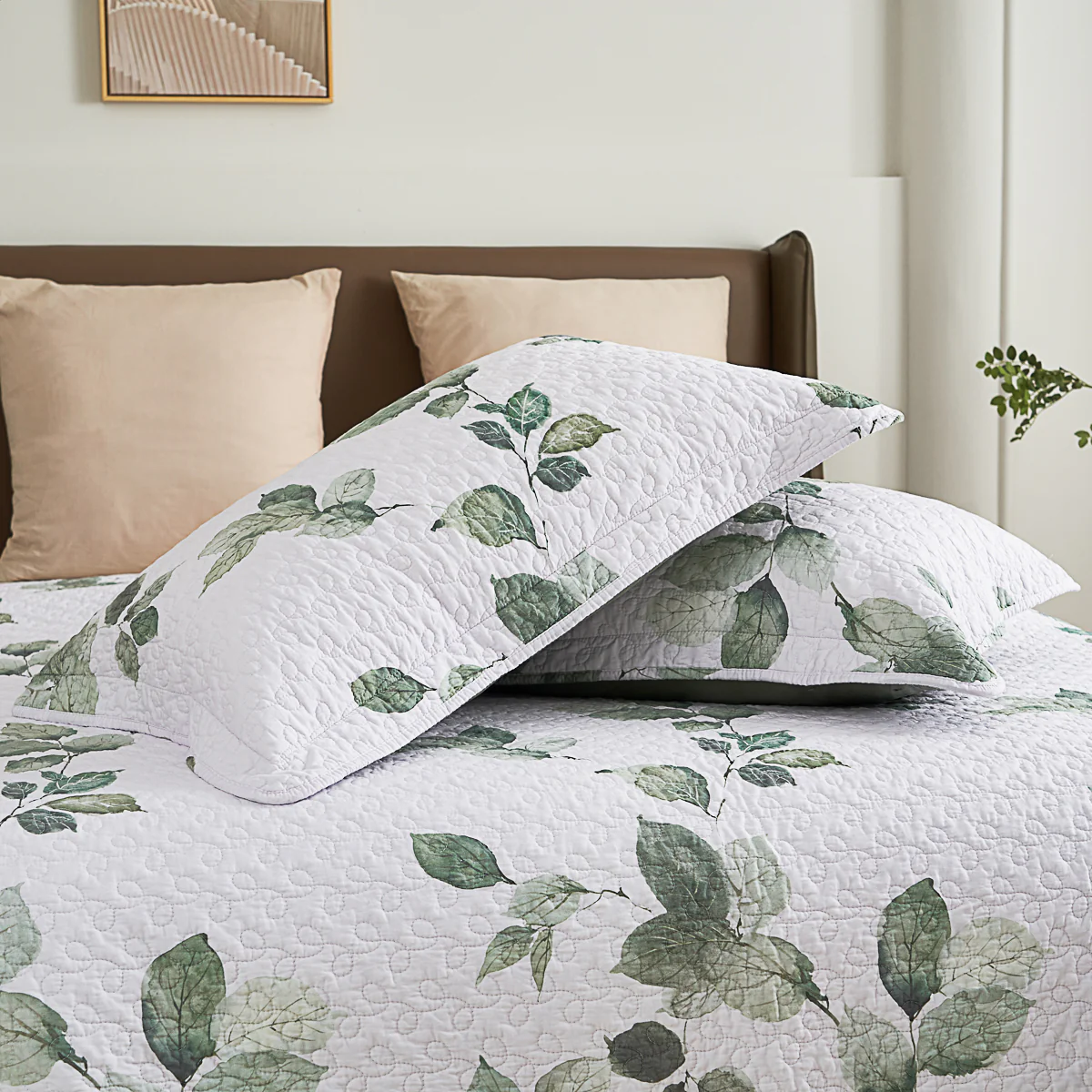 Kaman Floral Cotton Quilt Set - Image 6