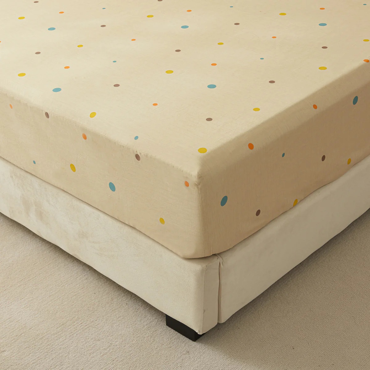 Kitty Cotton Fitted Sheet Duvet Cover Set - Image 8