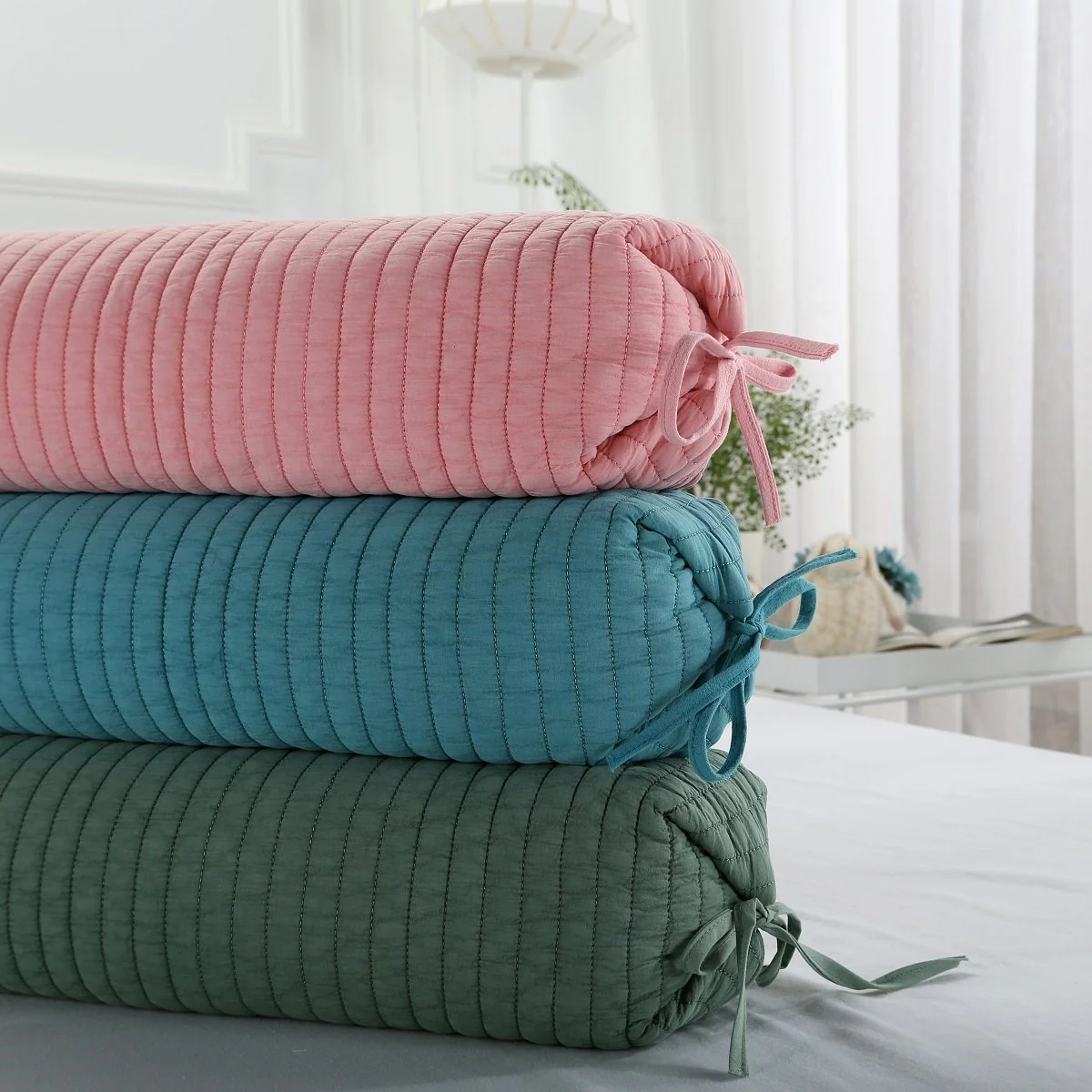 Buckwheat Round Bolster Pillow - Image 6