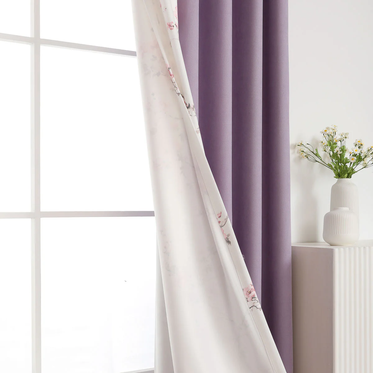 Lilac Land Floral Curtain - Image 5