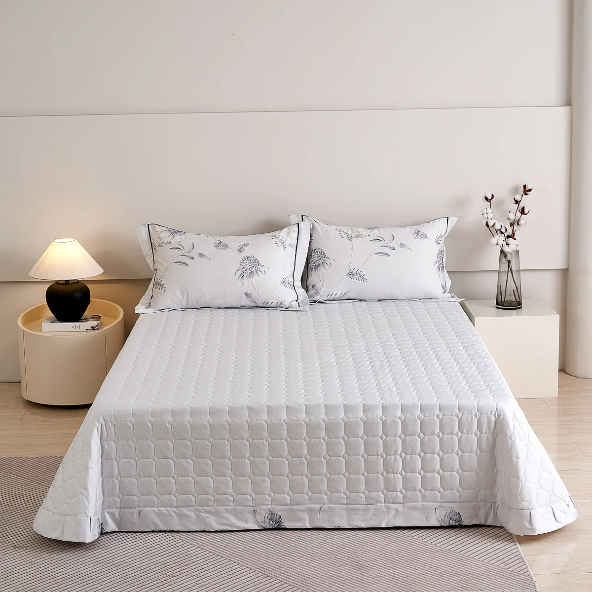 Mandala Floral Premium Cotton Bedspread Set - Image 9