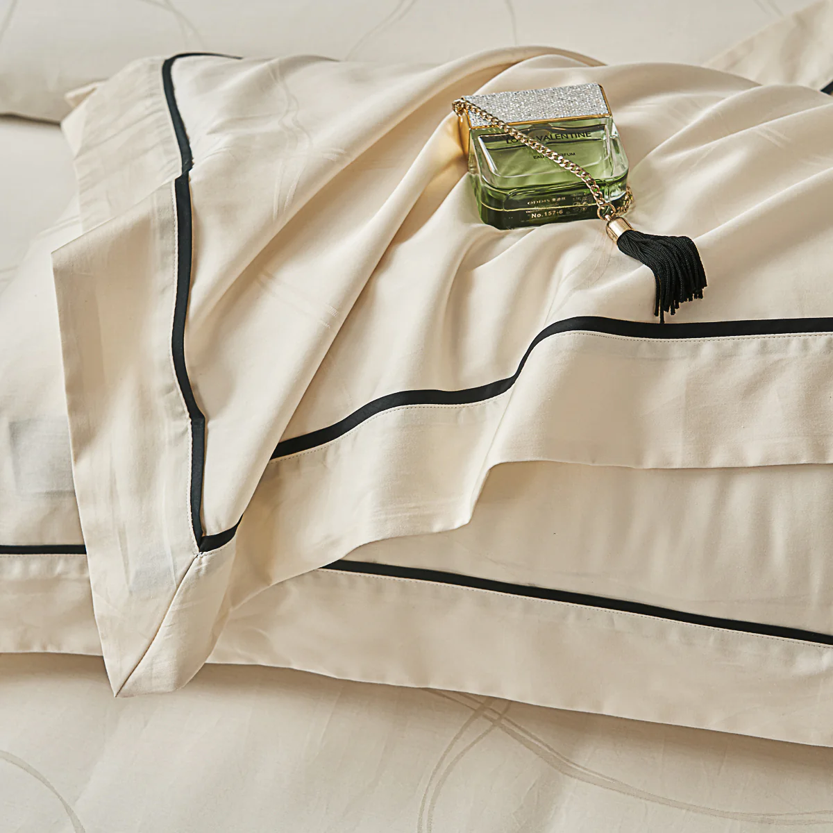 Memos Jacquard Premium Cotton Fitted Sheet Set - Image 11