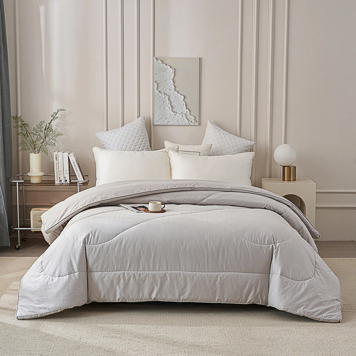 Natural Bamboo Charcoal All Season Duvet Insert - Image 3