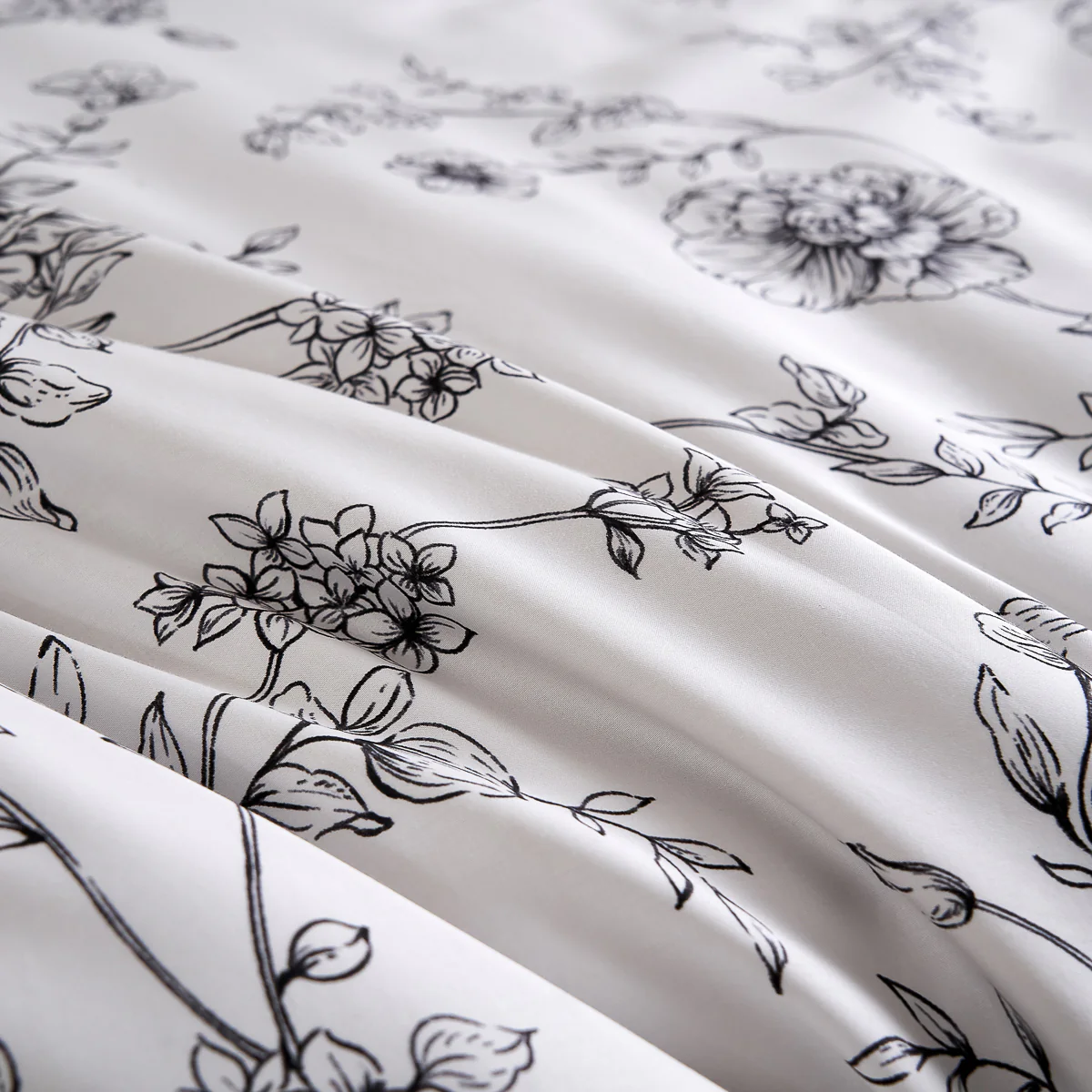 Peony Floral Premium Cotton Bedspread Set - Image 5
