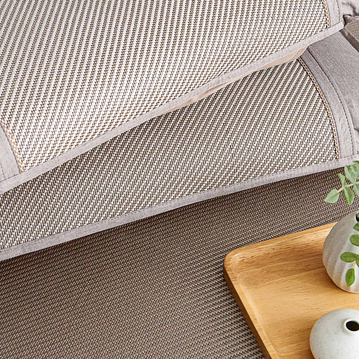 Plaid Bing Si Rattan Mattress Topper Set - Image 9