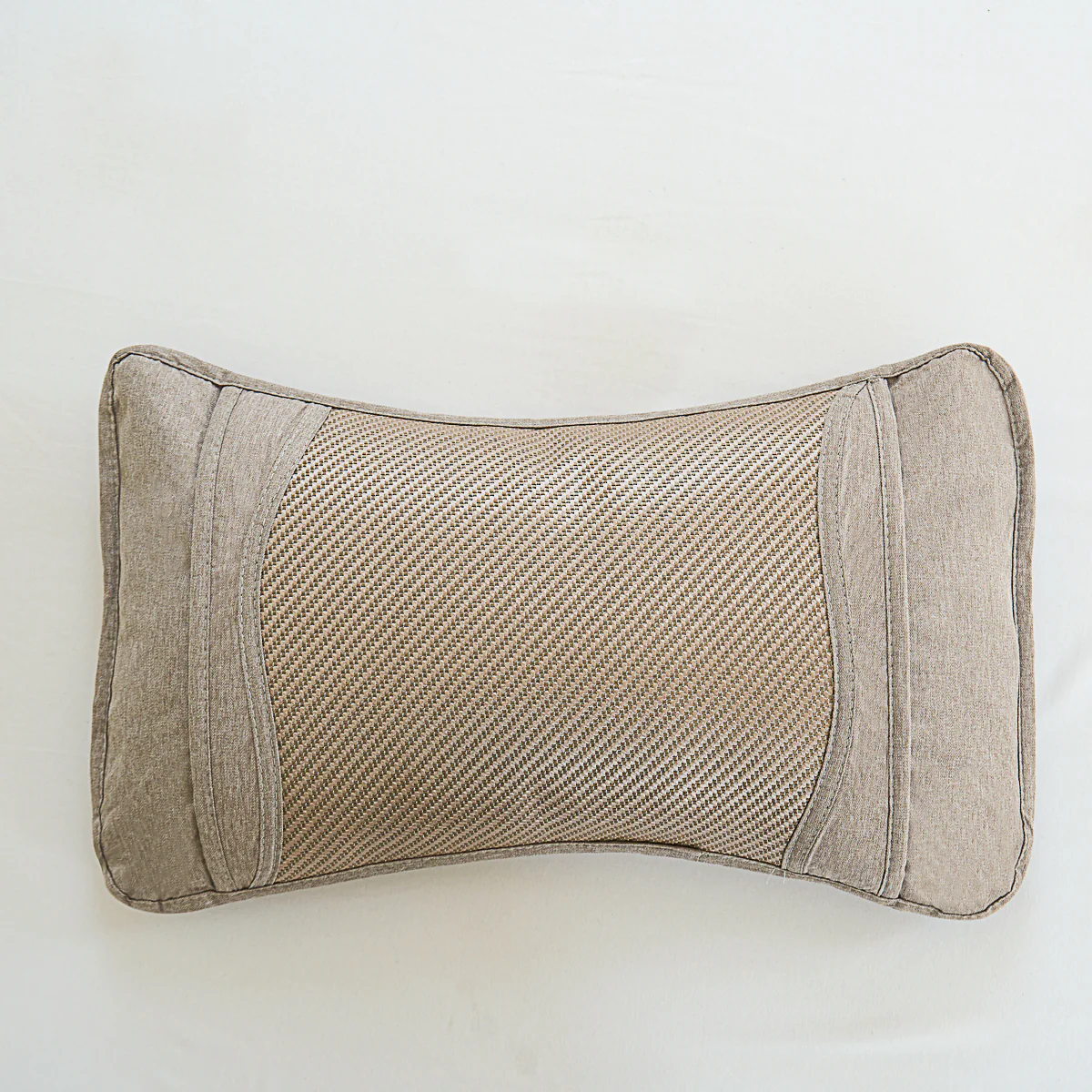 Plaid Bing Si Rattan Tea Stem Pillow - Image 7