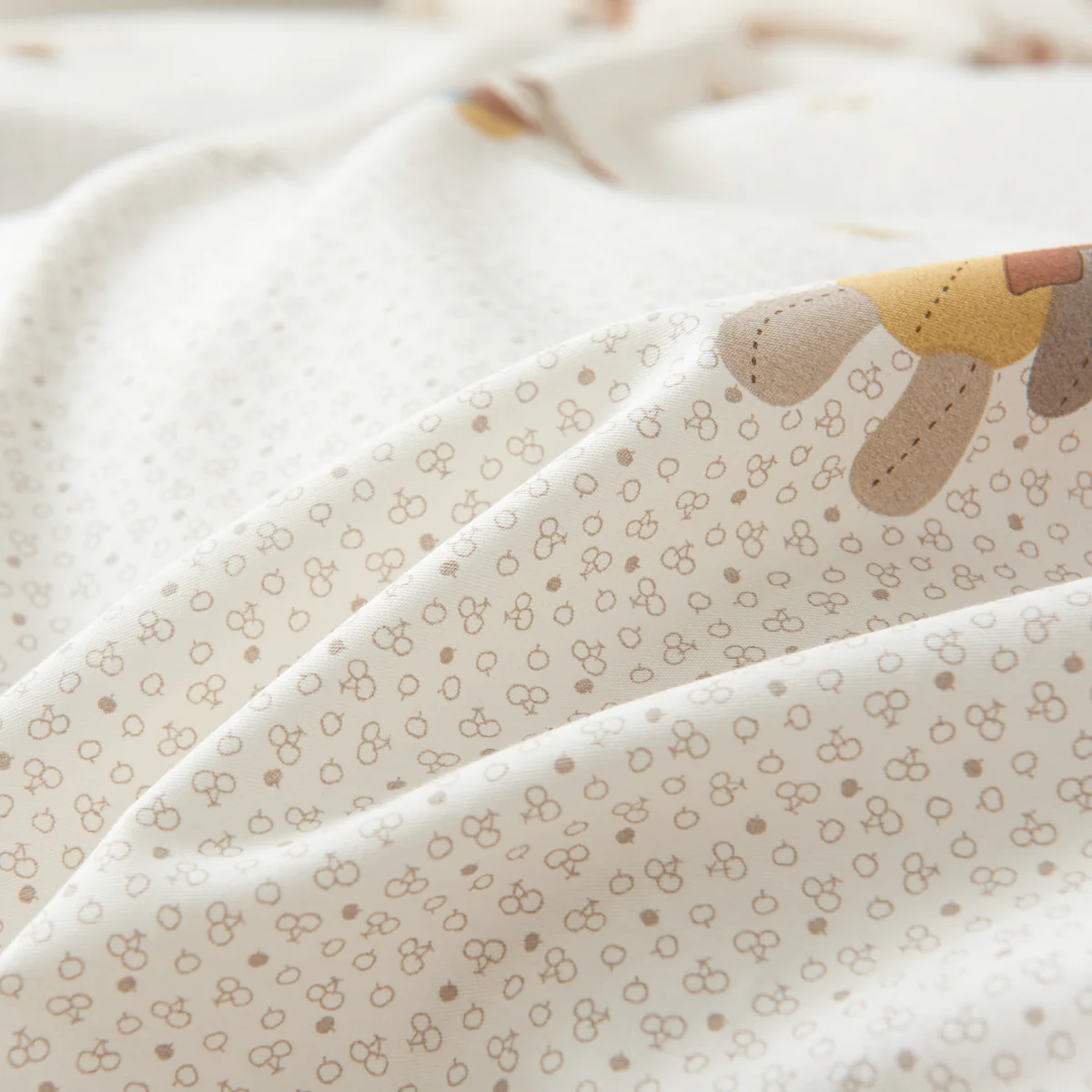 Tara Cotton Fitted Sheet Duvet Cover Set - Image 11