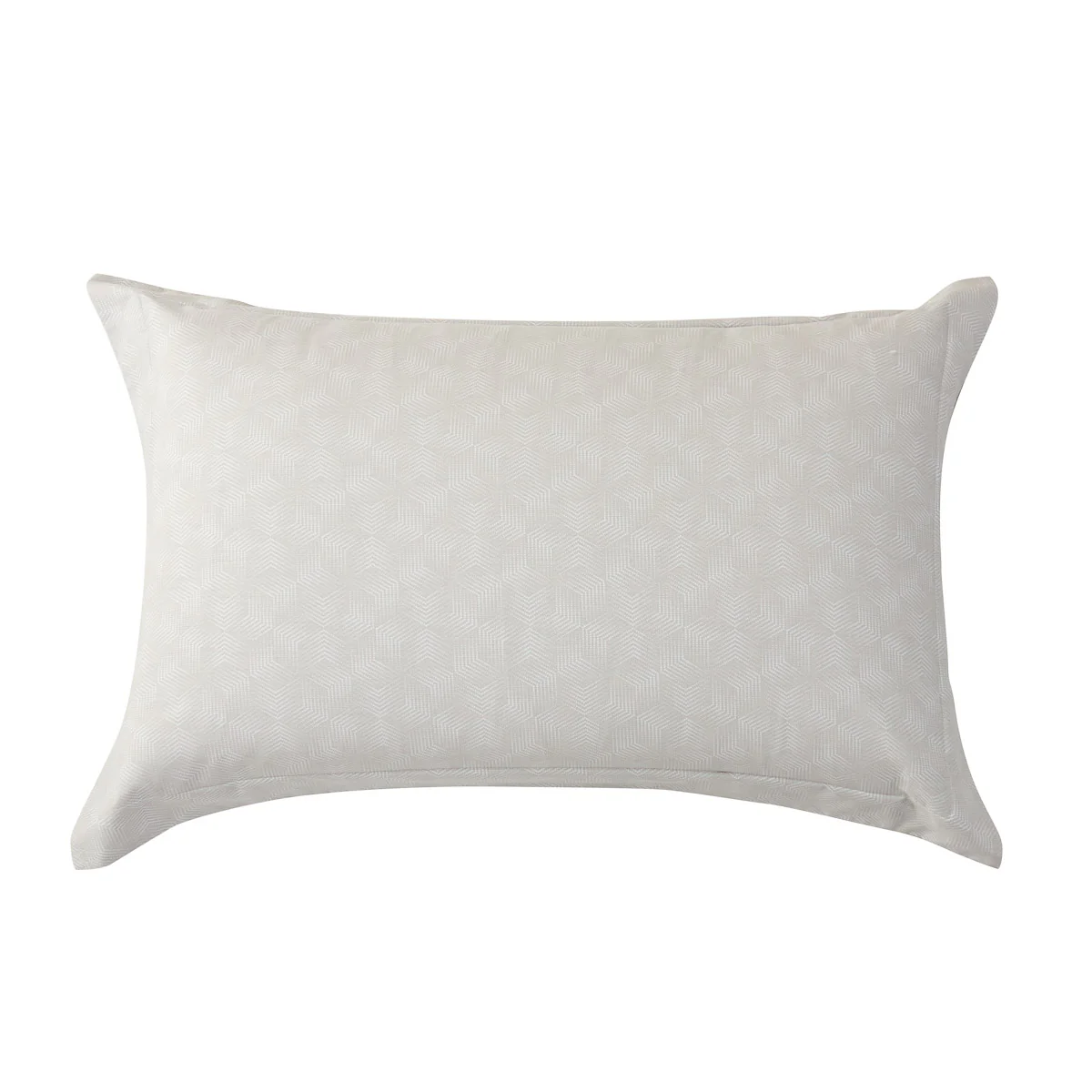 Upsilon Smoky Gray Pattern Cotton Pillow Sham - Image 8