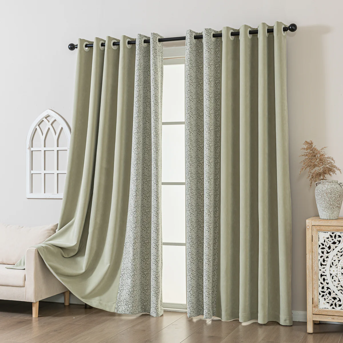Verdure Leaf Jacquard Curtain - Image 16