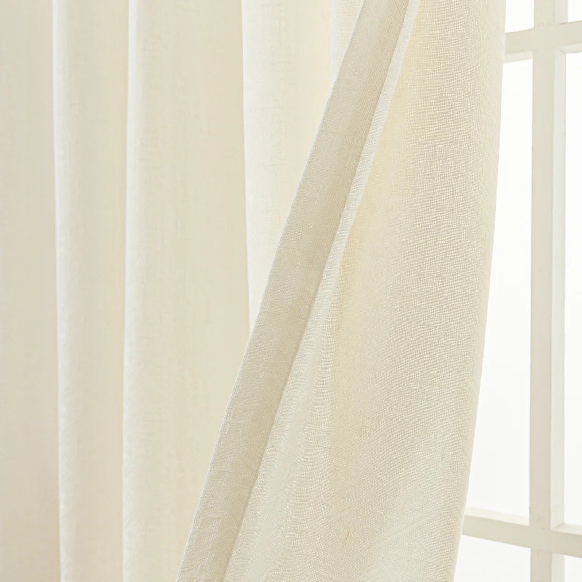 Warp-Weft Sheer Curtain - Image 12