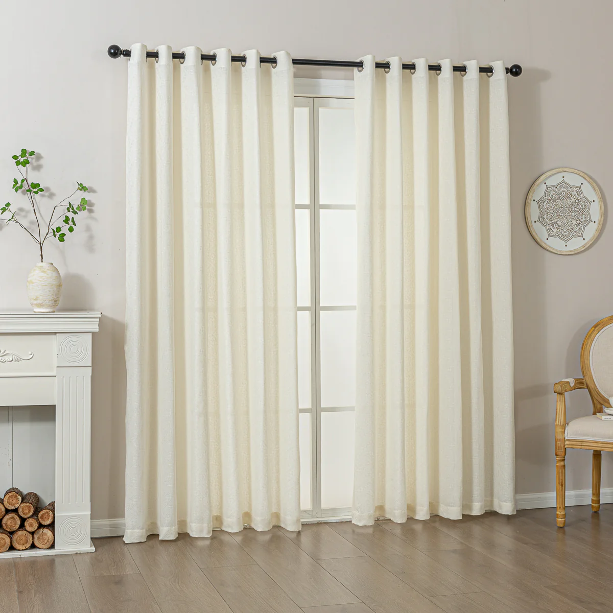 Warp-Weft Sheer Curtain - Image 4