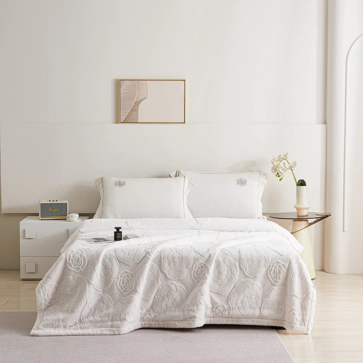 Whitney Luxe Faux Fur Winter Blanket - Image 3