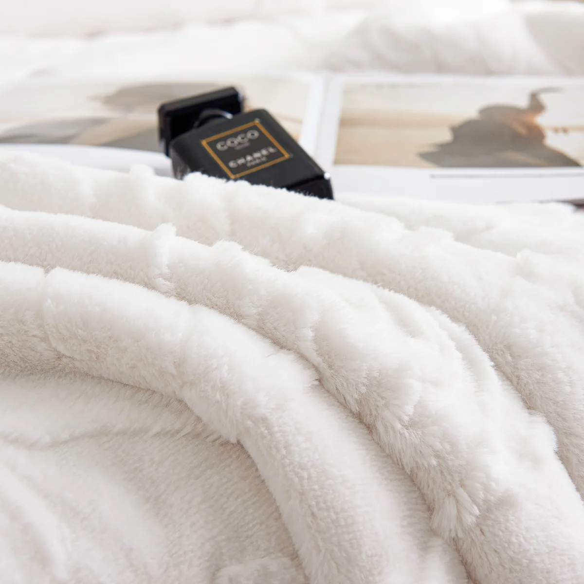 Whitney Luxe Faux Fur Winter Blanket - Image 7